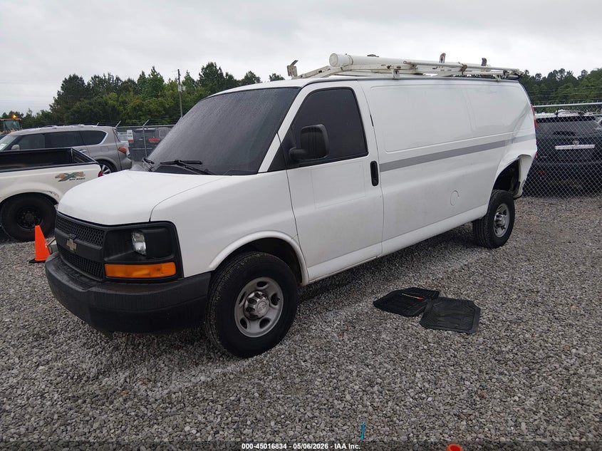 2014 Chevrolet Express VIN 1GCWGGCA1E1183090 IAAI salvage auction — REAR END, Salvage (Alabama), sold $600 on 2026-07-09 (photo 2)