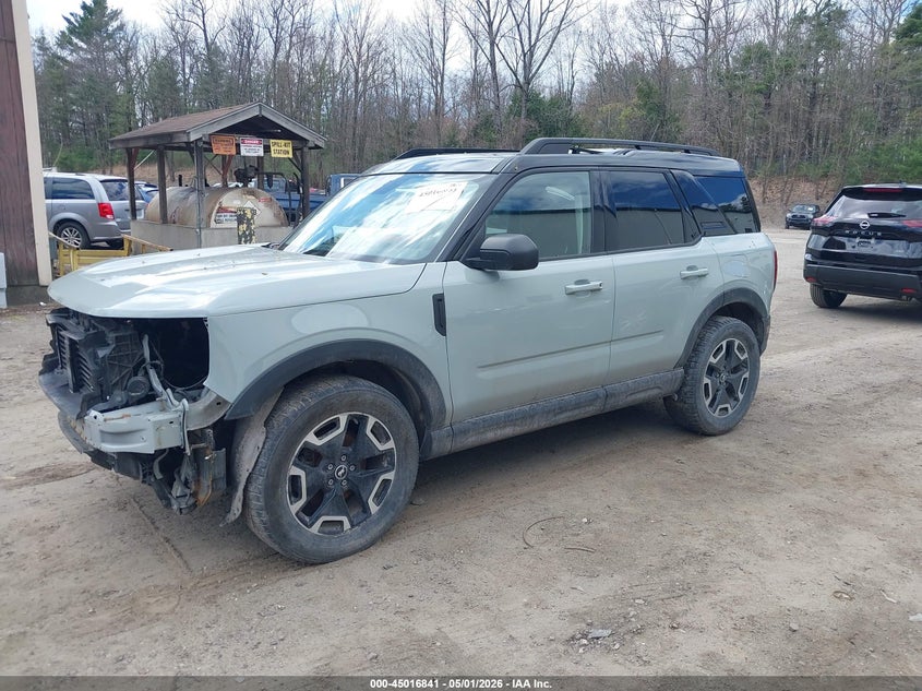 2021 Ford Bronco sport VIN 3FMCR9C61MRA69028 IAAI salvage auction — FRONT END, Wait Title, sold $3,500 on 2026-07-20 (photo 2)