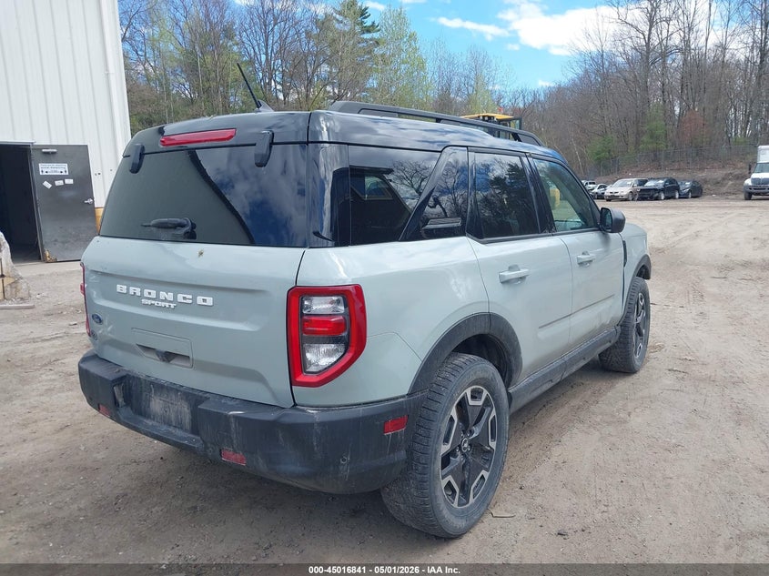 2021 Ford Bronco sport VIN 3FMCR9C61MRA69028 IAAI salvage auction — FRONT END, Wait Title, sold $3,500 on 2026-07-20 (photo 4)