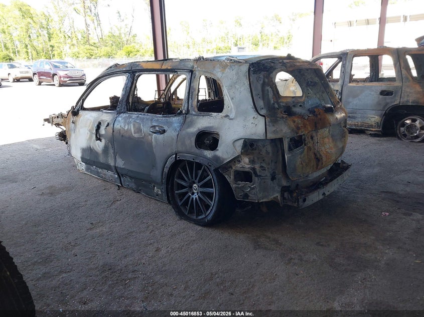 2020 Mercedes-benz Glb VIN W1N4M4GB8LW043208 IAAI salvage auction — TOTAL BURN, Certificate Of Destruction (Florida), sold $25 on 2026-07-28 (photo 3)