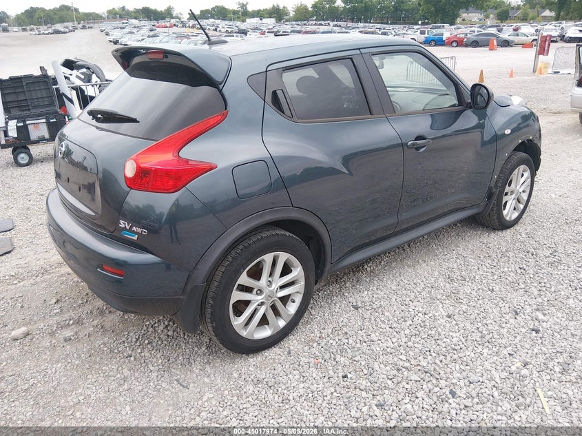 2014 Nissan Juke VIN JN8AF5MV2ET481529 IAAI salvage auction — FRONT END, Salvage (Kentucky), sold $325 on 2026-07-22 (photo 4)