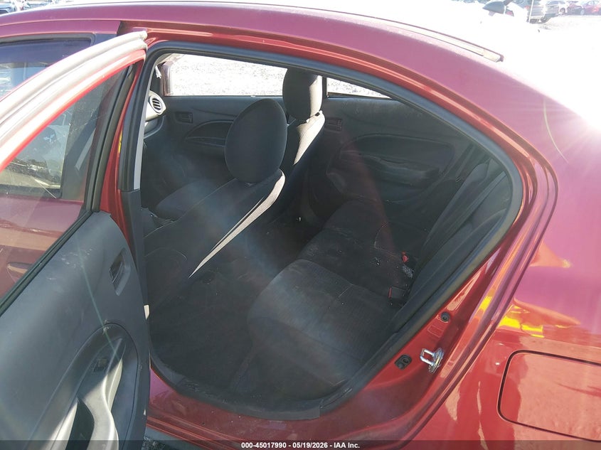 2023 Mitsubishi Mirage VIN ML32FUFJ0PHF03494 IAAI salvage auction — FRONT END, Salvage Title, sold $100 on 2026-07-15 (photo 8)