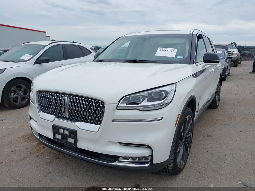 2022 Lincoln Aviator VIN 5LM5J7XC9NGL10800 IAAI salvage auction — LEFT SIDE, Original (Texas), sold $9,175 on 2026-07-28 (photo 2)