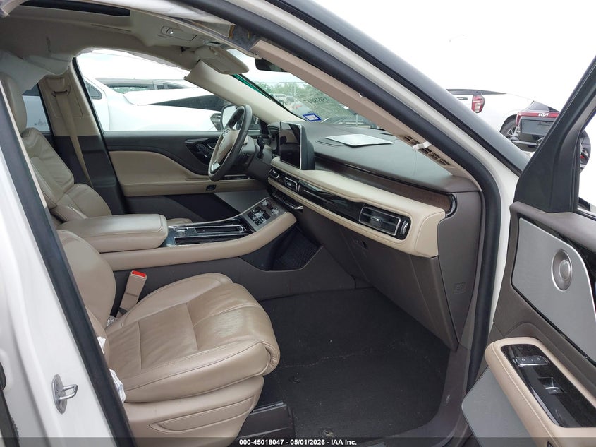 2022 Lincoln Aviator VIN 5LM5J7XC9NGL10800 IAAI salvage auction — LEFT SIDE, Original (Texas), sold $9,175 on 2026-07-28 (photo 5)
