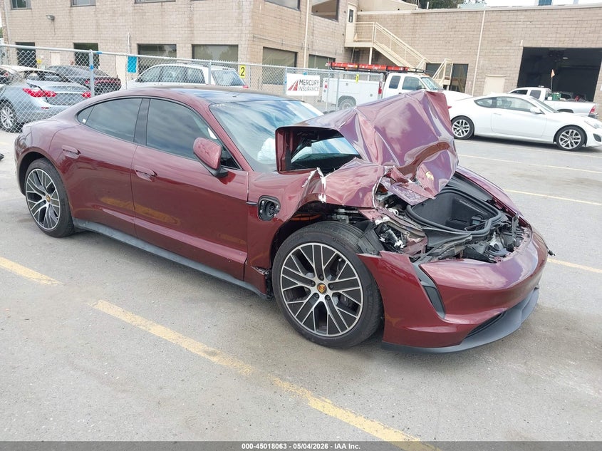 2022 Porsche Taycan VIN WP0AA2Y19NSA17114 — IAAI salvage auction photo