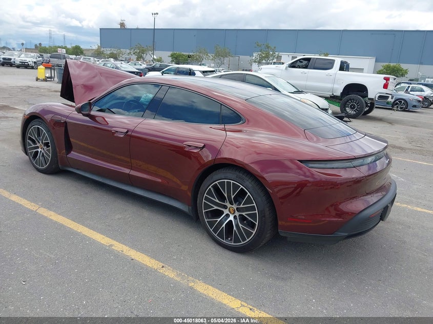 2022 Porsche Taycan VIN WP0AA2Y19NSA17114 IAAI salvage auction — FRONT END, Salvage Title, sold $16,850 on 2026-08-17 (photo 3)