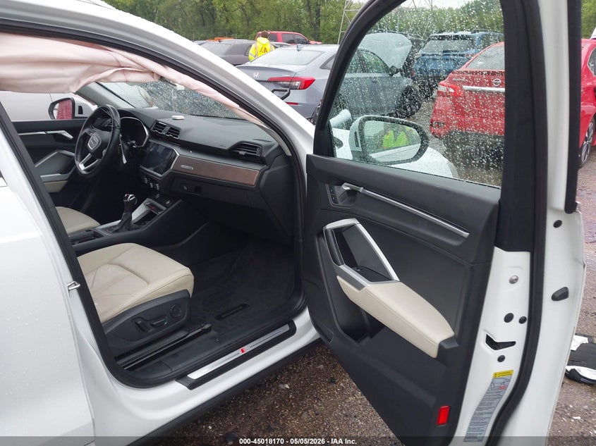 2020 Audi Q3 VIN WA1EECF37L1071814 IAAI salvage auction — LEFT SIDE, Salvage (Indiana), sold $7,200 on 2026-07-15 (photo 5)