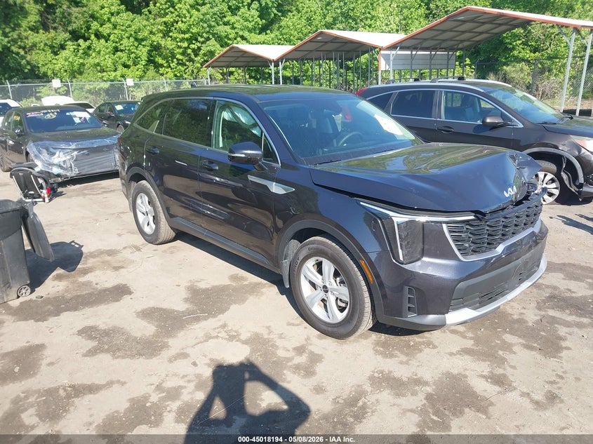 2025 Kia Sorento VIN 5XYRG4JC8SG404471 IAAI salvage auction — FRONT END, Salvage - Greater Than 75% (Maryland), sold $10,650 on 2026-07-14 (photo 1)
