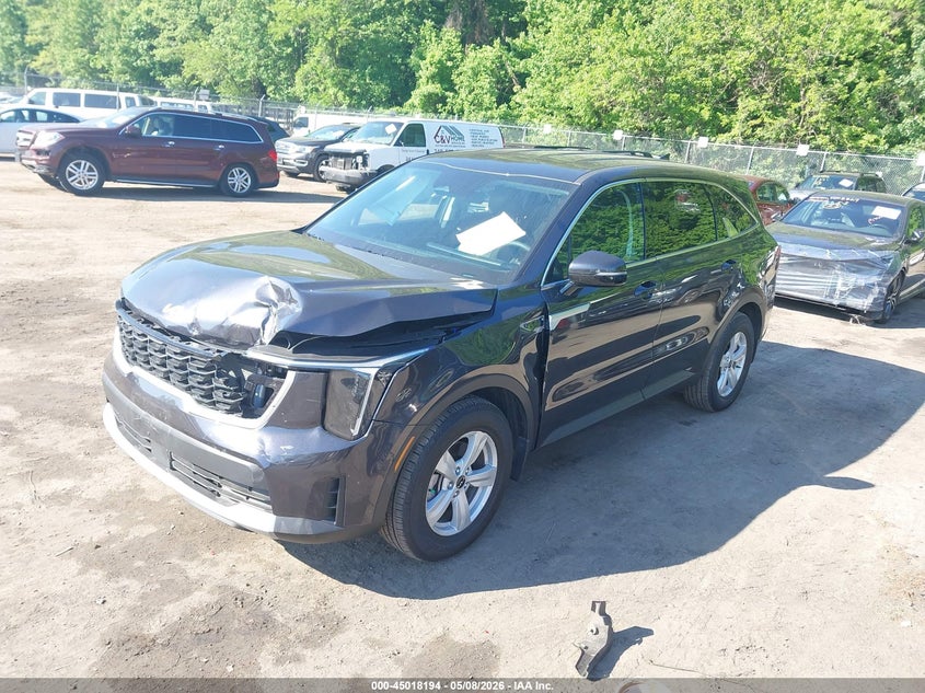 2025 Kia Sorento VIN 5XYRG4JC8SG404471 IAAI salvage auction — FRONT END, Salvage - Greater Than 75% (Maryland), sold $10,650 on 2026-07-14 (photo 2)