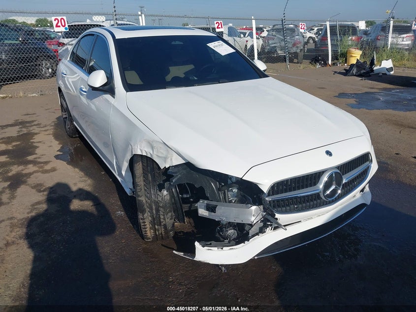 2025 Mercedes-benz C-klasse VIN W1KAF4HB1SR255244 IAAI salvage auction — RIGHT FRONT, Salvage (California), sold $21,100 on 2026-07-15 (photo 1)