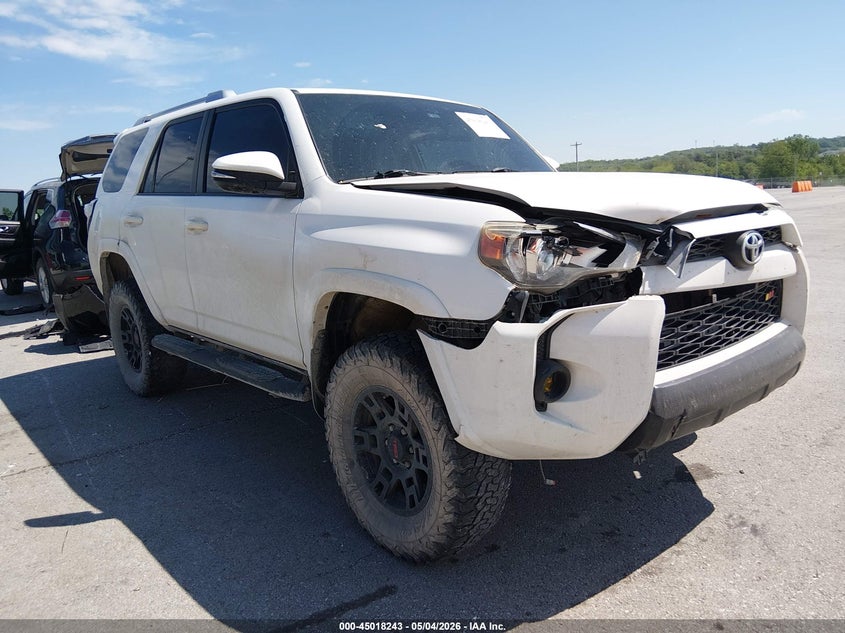2016 Toyota 4runner VIN JTEBU5JR4G5378838 IAAI salvage auction — FRONT END, Salvage (Missouri), sold $6,800 on 2026-07-23 (photo 1)