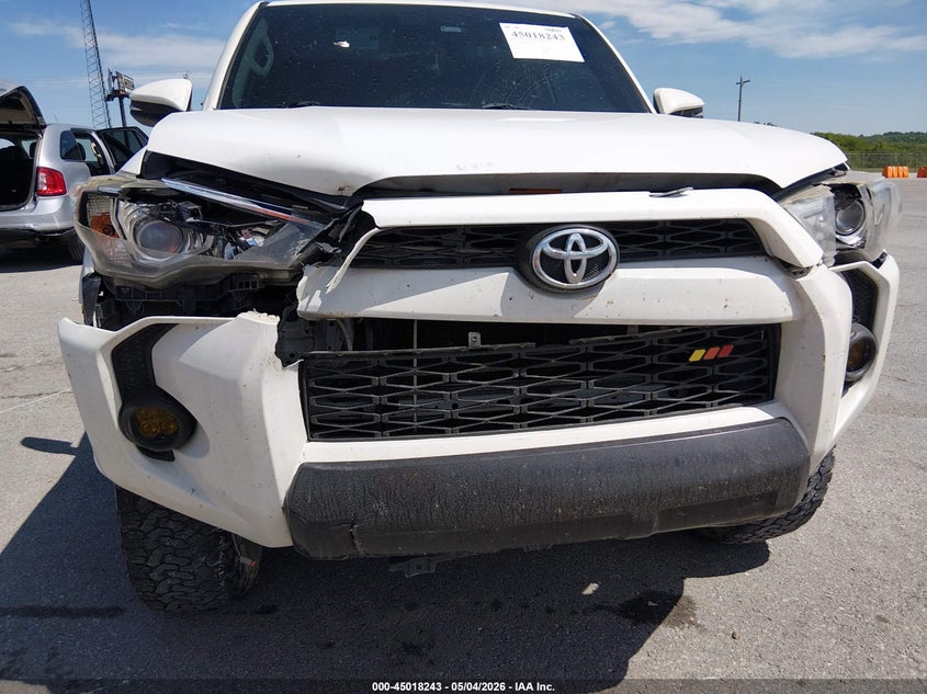 2016 Toyota 4runner VIN JTEBU5JR4G5378838 IAAI salvage auction — FRONT END, Salvage (Missouri), sold $6,800 on 2026-07-23 (photo 6)