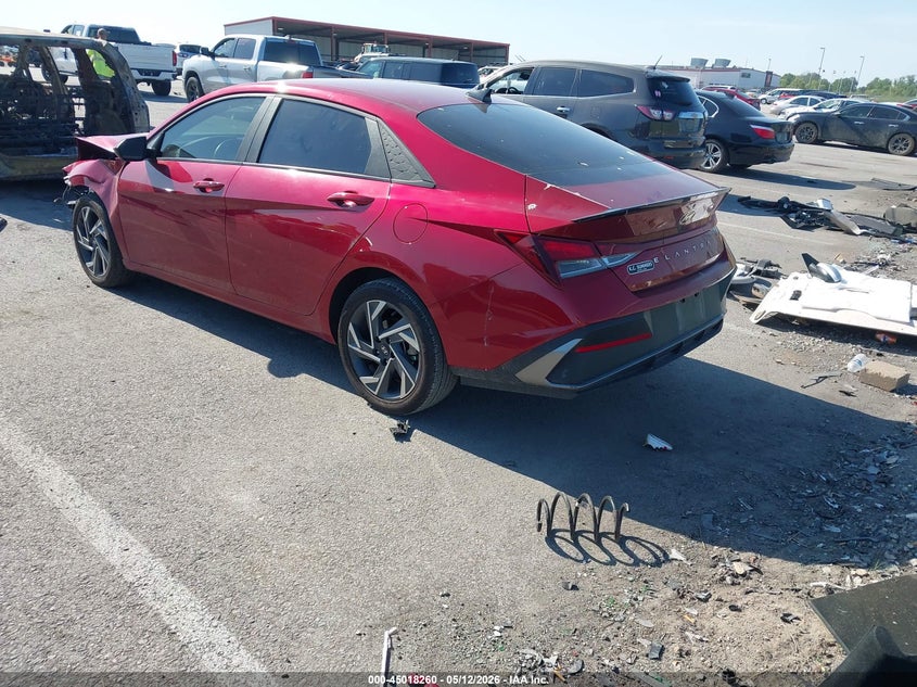 2025 Hyundai Elantra VIN KMHLM4DGXSU880910 IAAI salvage auction — FRONT END, Salvage (Illinois), sold $4,650 on 2026-07-28 (photo 3)