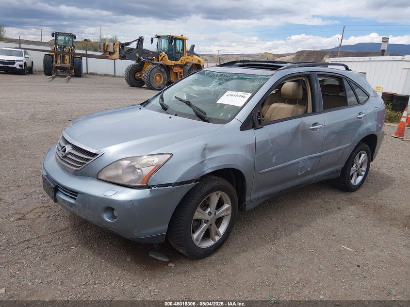 2008 Lexus Rx 400h VIN JTJGW31U382008168 IAAI salvage auction — ALL OVER, Salvage (California), sold $225 on 2026-07-29 (photo 2)