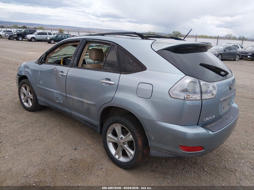 2008 Lexus Rx 400h VIN JTJGW31U382008168 IAAI salvage auction — ALL OVER, Salvage (California), sold $225 on 2026-07-29 (photo 3)