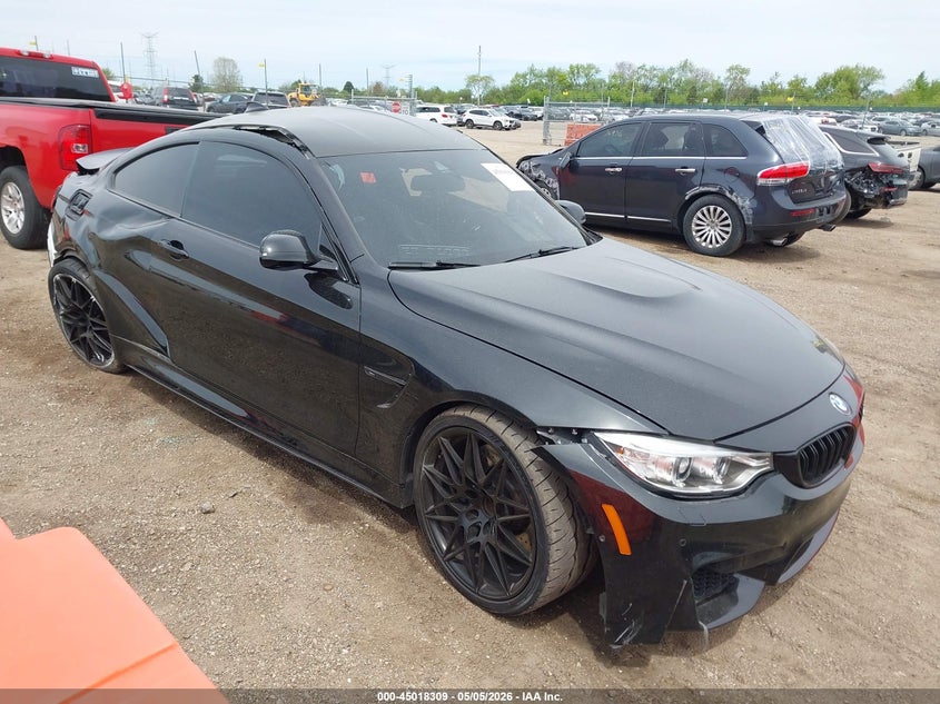 2017 BMW M4 VIN WBS3R9C31HA014064 IAAI salvage auction — LEFT & RIGHT, Salvage (Illinois), sold $10,250 on 2026-07-15 (photo 1)