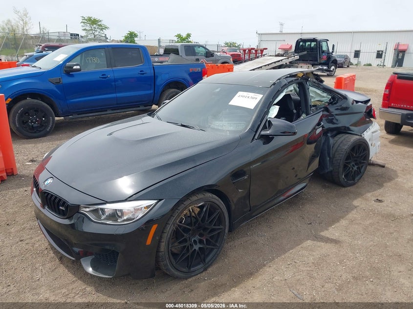 2017 BMW M4 VIN WBS3R9C31HA014064 IAAI salvage auction — LEFT & RIGHT, Salvage (Illinois), sold $10,250 on 2026-07-15 (photo 2)