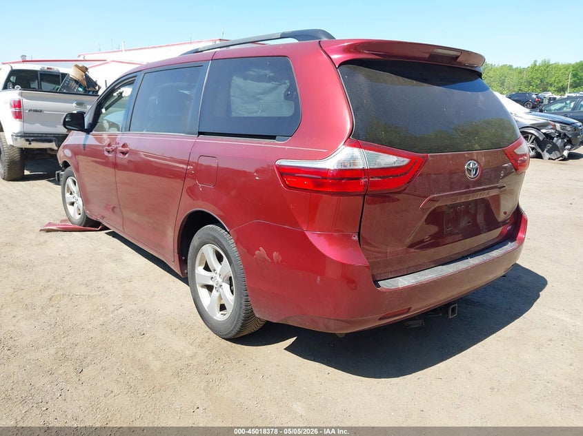 2015 Toyota Sienna VIN 5TDKK3DC9FS648662 IAAI salvage auction — FRONT END, Salvage - Greater Than 75% (Maryland), sold $1,500 on 2026-07-22 (photo 3)