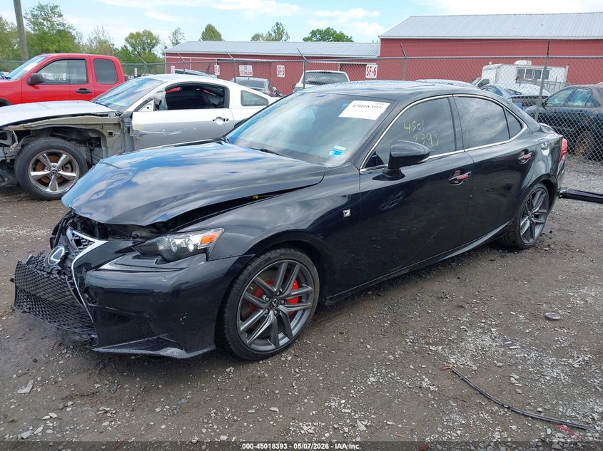 2016 Lexus Is VIN JTHCM1D27G5005582 IAAI salvage auction — FRONT END, Salvage (Virginia), sold $2,400 on 2026-07-21 (photo 2)