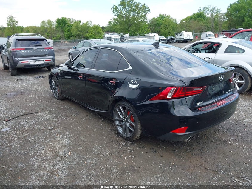 2016 Lexus Is VIN JTHCM1D27G5005582 IAAI salvage auction — FRONT END, Salvage (Virginia), sold $2,400 on 2026-07-21 (photo 3)