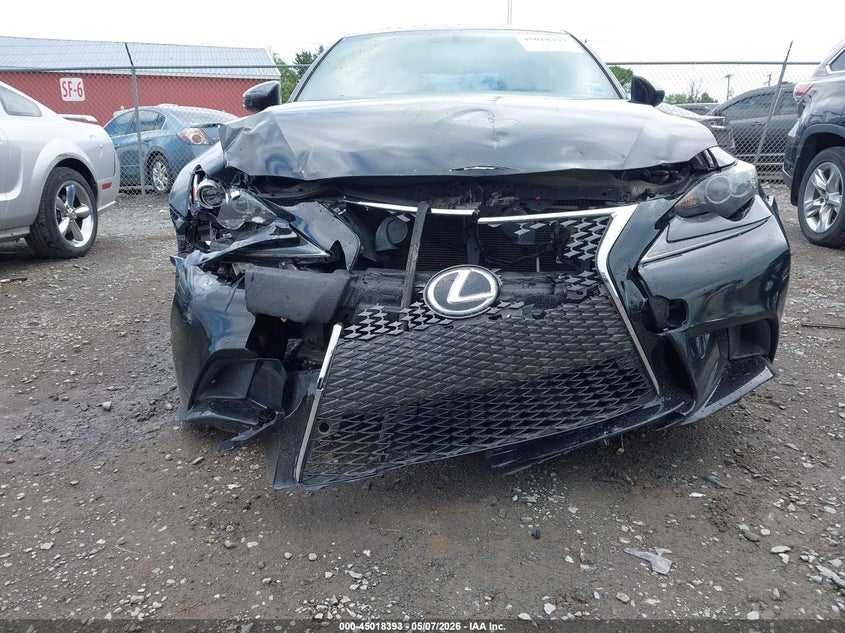 2016 Lexus Is VIN JTHCM1D27G5005582 IAAI salvage auction — FRONT END, Salvage (Virginia), sold $2,400 on 2026-07-21 (photo 6)