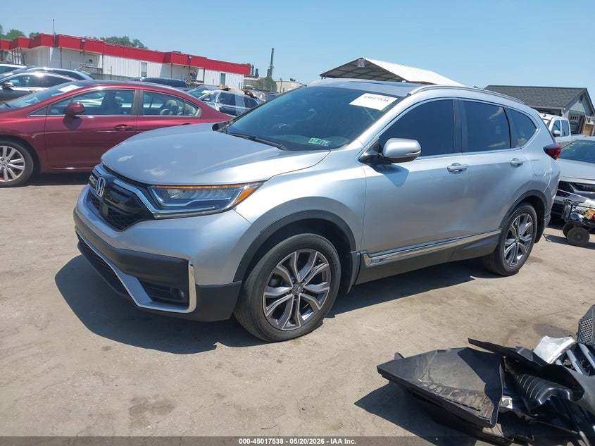 2021 Honda Cr-v VIN 2HKRW2H97MH664681 IAAI salvage auction — RIGHT FRONT, Salvage (Pennsylvania), sold $13,950 on 2026-08-22 (photo 2)