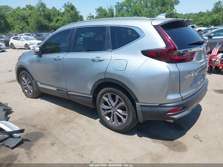 2021 Honda Cr-v VIN 2HKRW2H97MH664681 IAAI salvage auction — RIGHT FRONT, Salvage (Pennsylvania), sold $13,950 on 2026-08-22 (photo 3)