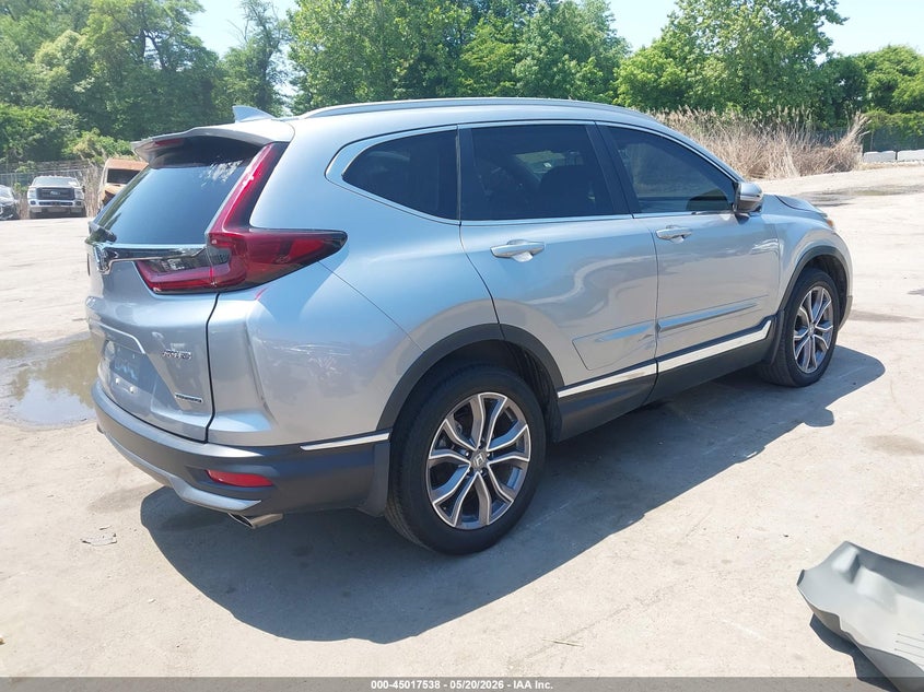 2021 Honda Cr-v VIN 2HKRW2H97MH664681 IAAI salvage auction — RIGHT FRONT, Salvage (Pennsylvania), sold $13,950 on 2026-08-22 (photo 4)
