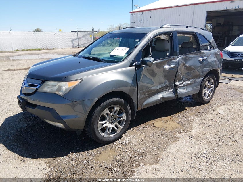 2007 Acura Mdx VIN 2HNYD283X7H506873 IAAI salvage auction — LEFT & RIGHT, Clear (Montana), sold $225 on 2026-07-22 (photo 2)