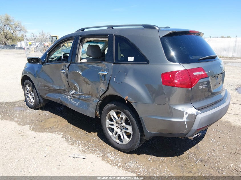 2007 Acura Mdx VIN 2HNYD283X7H506873 IAAI salvage auction — LEFT & RIGHT, Clear (Montana), sold $225 on 2026-07-22 (photo 3)