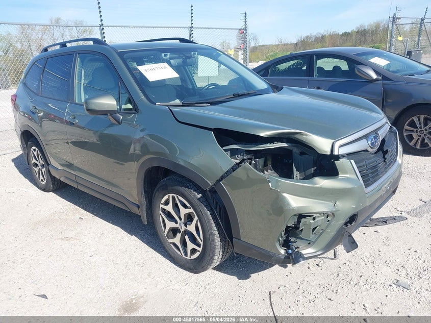 2021 Subaru Forester VIN JF2SKAJC1MH503224 IAAI salvage auction — FRONT END, Salvage (Wisconsin), sold $5,600 on 2026-07-14 (photo 1)