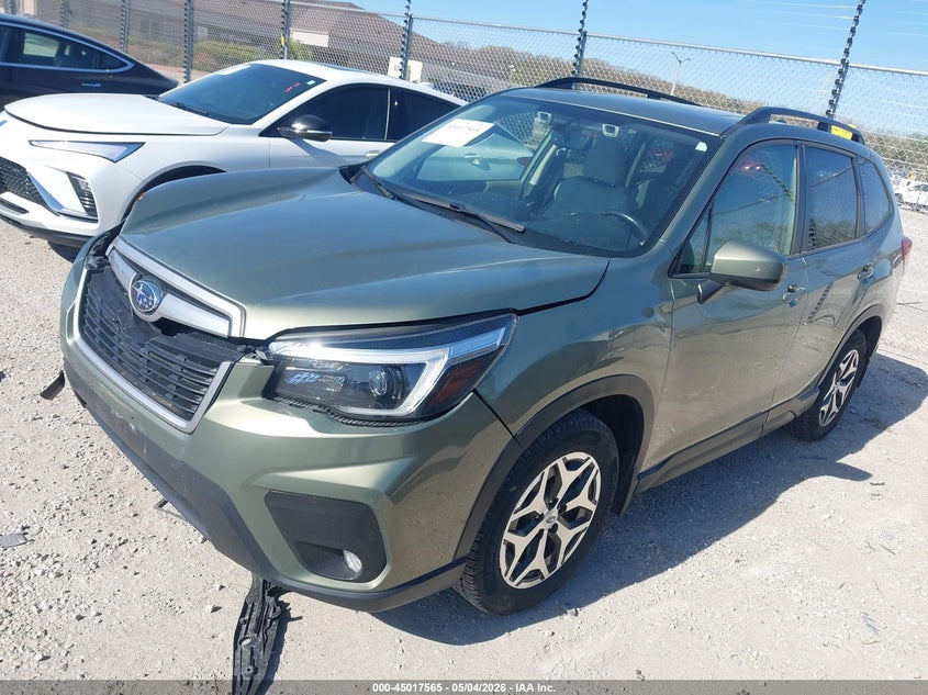 2021 Subaru Forester VIN JF2SKAJC1MH503224 IAAI salvage auction — FRONT END, Salvage (Wisconsin), sold $5,600 on 2026-07-14 (photo 2)