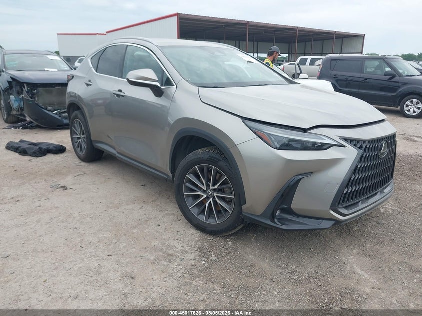 2022 Lexus Nx VIN 2T2ADCAZ3NC001062 IAAI salvage auction — SIDE, Original (Texas), sold $8,000 on 2026-07-09 (photo 1)