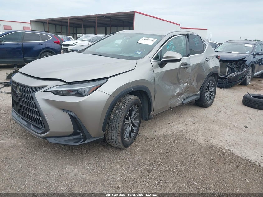 2022 Lexus Nx VIN 2T2ADCAZ3NC001062 IAAI salvage auction — SIDE, Original (Texas), sold $8,000 on 2026-07-09 (photo 2)