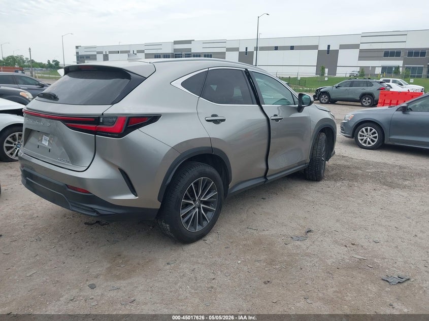 2022 Lexus Nx VIN 2T2ADCAZ3NC001062 IAAI salvage auction — SIDE, Original (Texas), sold $8,000 on 2026-07-09 (photo 4)