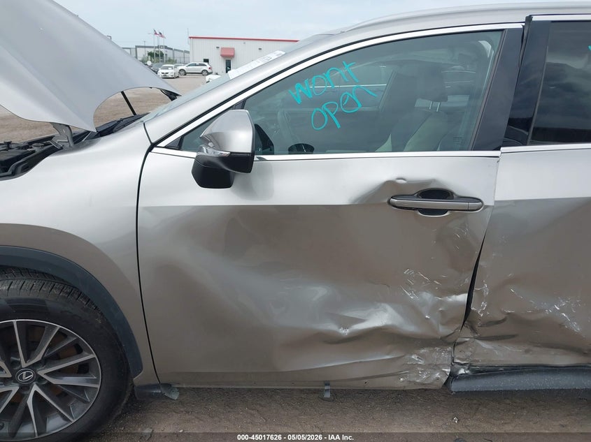 2022 Lexus Nx VIN 2T2ADCAZ3NC001062 IAAI salvage auction — SIDE, Original (Texas), sold $8,000 on 2026-07-09 (photo 6)