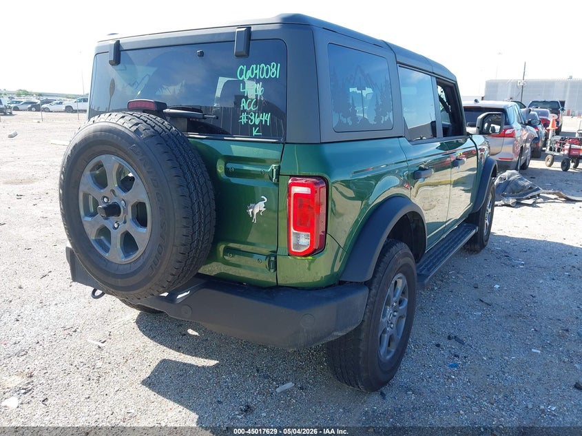 2024 Ford Bronco VIN 1FMDE7BHXRLB18644 IAAI salvage auction — FRONT END, Original (Texas), sold $15,200 on 2026-07-30 (photo 4)