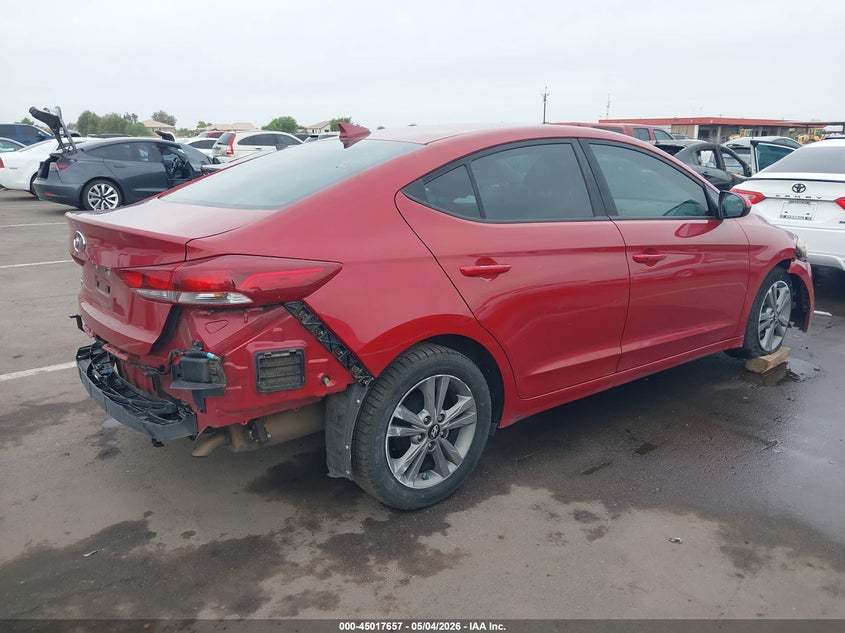 2017 Hyundai Elantra VIN KMHD84LF1HU300129 IAAI salvage auction — THEFT, Salvage (Arizona), sold $1,500 on 2026-07-28 (photo 4)