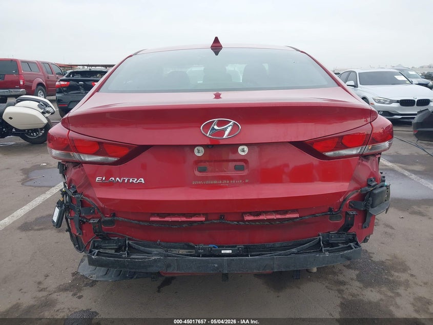 2017 Hyundai Elantra VIN KMHD84LF1HU300129 IAAI salvage auction — THEFT, Salvage (Arizona), sold $1,500 on 2026-07-28 (photo 6)