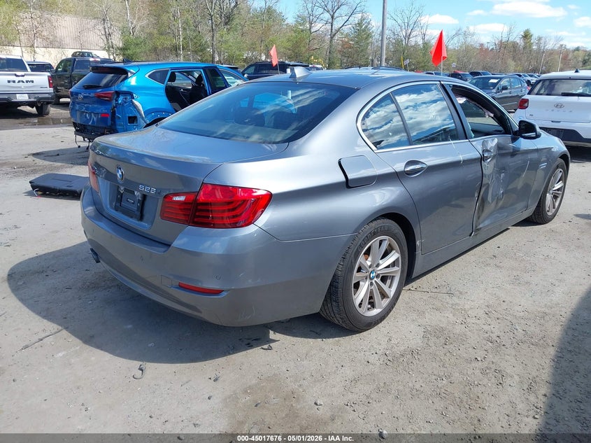 2015 BMW 5er VIN WBA5A7C51FD624407 IAAI salvage auction — SIDE, Salvage (New Hampshire), sold $1,900 on 2026-07-12 (photo 4)