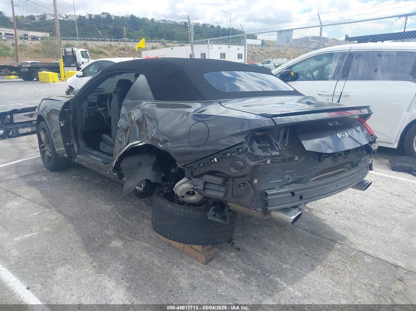 2024 Ford Mustang VIN 1FAGP8FF3R5103097 IAAI salvage auction — Side, Salvage (California), sold $15,400 on 2026-06-24 (photo 3)