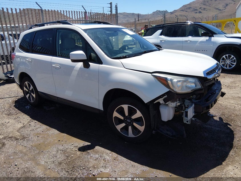 2017 Subaru Forester VIN JF2SJAECXHH410821 IAAI salvage auction — FRONT END, Salvage (Nevada), sold $2,400 on 2026-08-01 (photo 1)