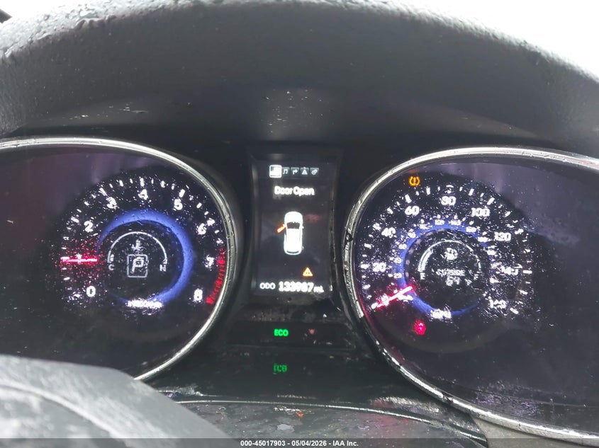 2014 Hyundai Santa fe VIN 5XYZU3LB9EG150099 IAAI salvage auction — LEFT SIDE, Clear (Indiana), sold $2,550 on 2026-07-22 (photo 7)