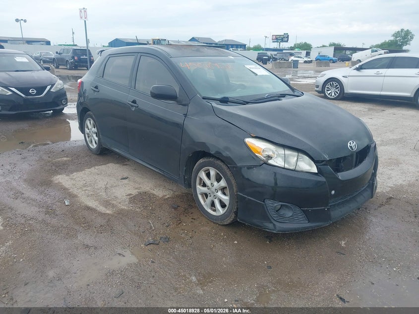 2010 Toyota Matrix VIN 2T1KE4EE0AC037899 IAAI salvage auction — FRONT END, Original (Texas), sold $25 on 2026-07-09 (photo 1)