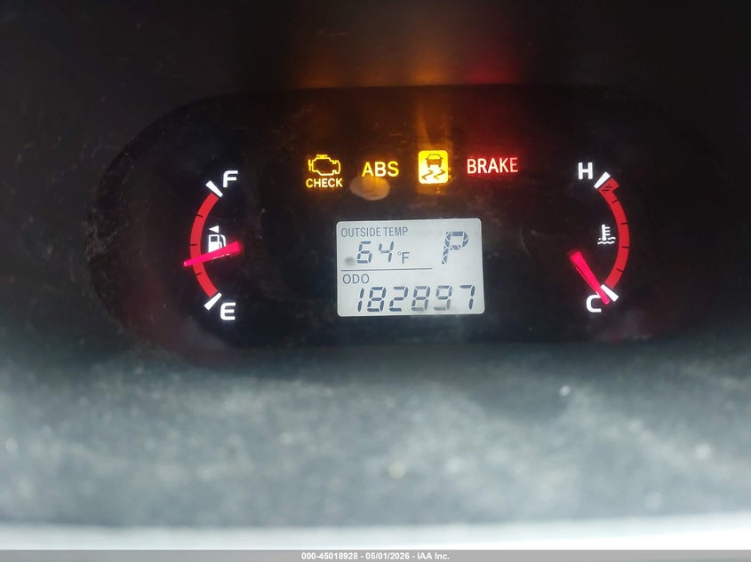 2010 Toyota Matrix VIN 2T1KE4EE0AC037899 IAAI salvage auction — FRONT END, Original (Texas), sold $25 on 2026-07-09 (photo 7)