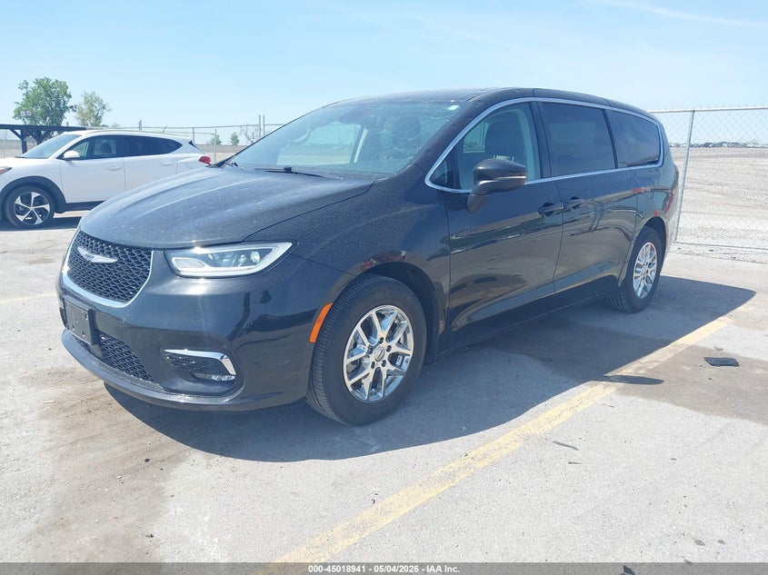 2023 Chrysler Pacifica VIN 2C4RC1BG2PR586568 IAAI salvage auction — HAIL, Salvage (Iowa), sold $9,100 on 2026-07-28 (photo 2)