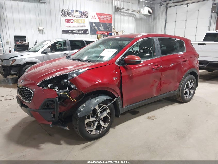 2020 Kia Sportage VIN KNDPMCAC9L7642774 IAAI salvage auction — LEFT SIDE, Salvage (North Dakota), sold $2,950 on 2026-07-30 (photo 2)