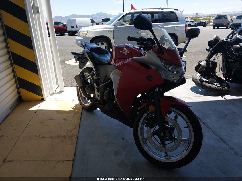 2012 Honda Cbr VIN MLHMC4100C5208401 IAAI salvage auction — NORMAL WEAR, Clear (Nevada), sold $50 on 2026-07-28 (photo 1)