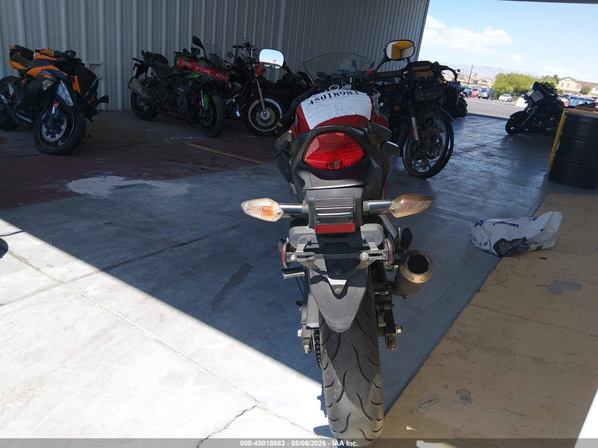 2012 Honda Cbr VIN MLHMC4100C5208401 IAAI salvage auction — NORMAL WEAR, Clear (Nevada), sold $50 on 2026-07-28 (photo 6)