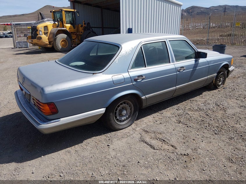 1985 Mercedes-benz 380 VIN WDBCA32D3FA191457 IAAI salvage auction — NORMAL WEAR, Clear - Dealer Only (California), sold $150 on 2026-07-24 (photo 4)